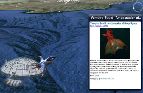 and the Google Earth app