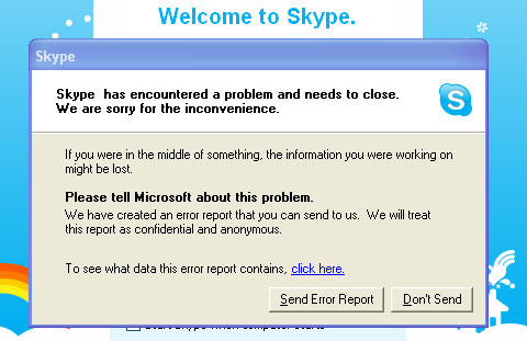 Post image for Microsoft Bugged Skype and a Million of Users!